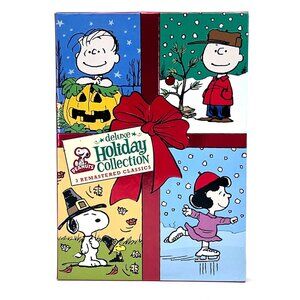 Peanuts Deluxe Holiday Collection Remastered Classics 3-DVD Set Christmas Snoopy